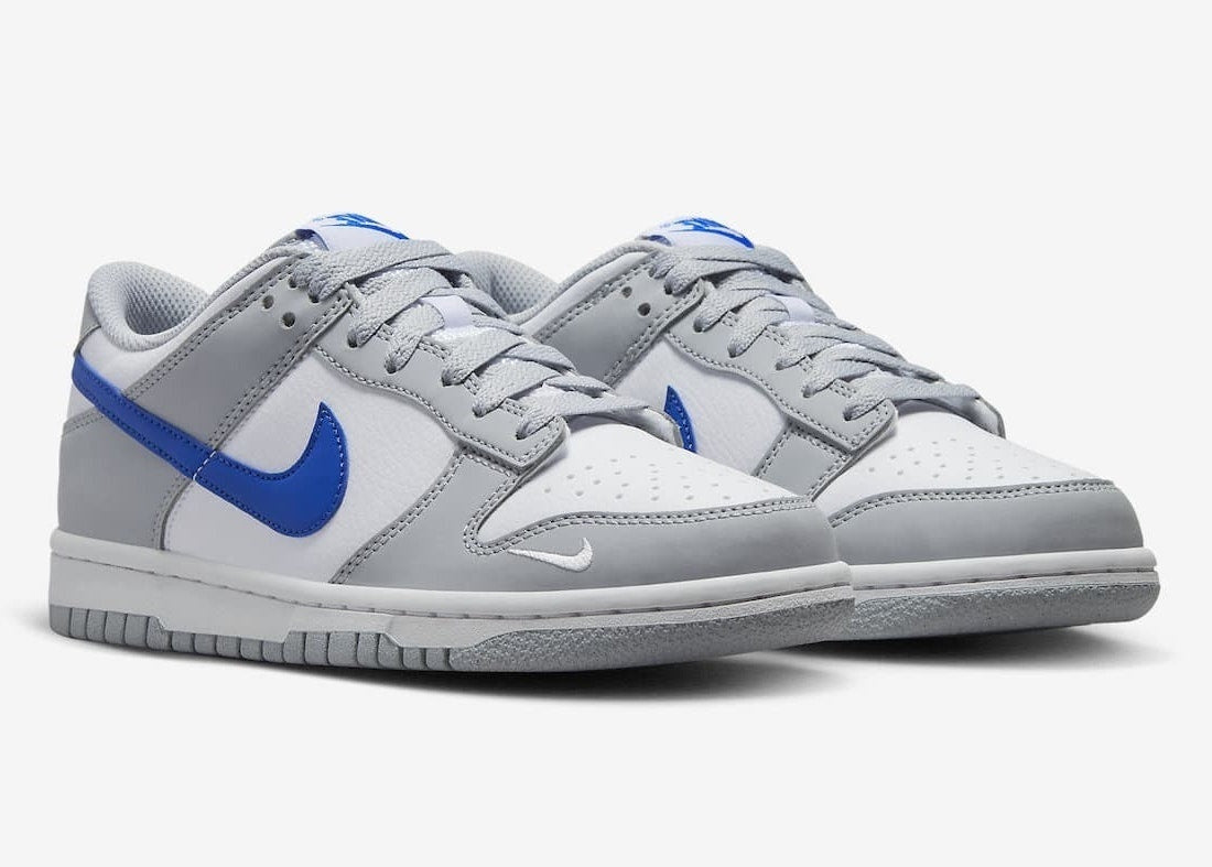 Nike Dunk Low 'White Grey Royal' (GS) - Sneakerhype