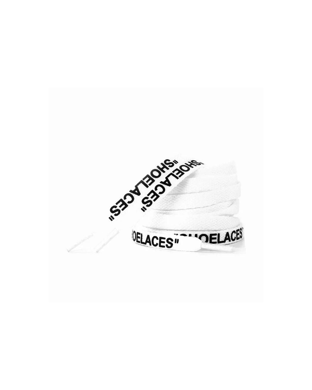 "SHOELACES" Laces White/Black - Sneakerhype